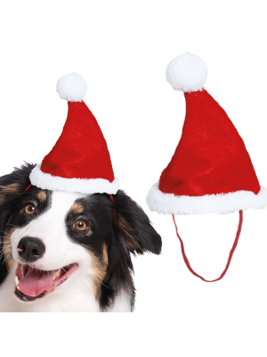 Gorro de Papa Noel para Mascotas - Complementos Navidad