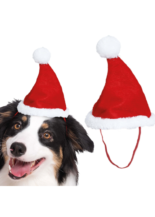 Gorro de Papa Noel para Mascotas - Complementos Navidad