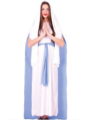 Disfraz de Virgen Maria para Mujer - Disfraces Navidad