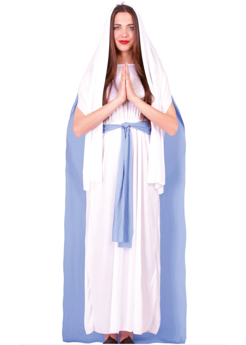 Disfraz de Virgen Maria para Mujer - Disfraces Navidad