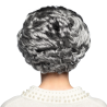 Peluca de Abuela Gris con Ondas - Complementos para Disfraces