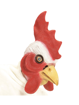 Mascara de Gallo Completa - Complementos de Animales