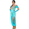 Disfraz de Bailarina Arabe Azul