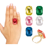 Anillo Piedra Colores - Complementos para Disfraces