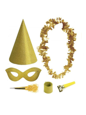 Bolsa Cotillon Dorado - Decoración Navidad