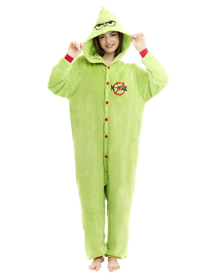 Disfraz Pijama de El Grinch para Adulto