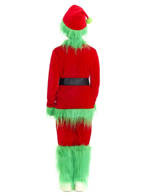 Disfraz de El Grinch con pelo para Niño - Disfraces Navidad
