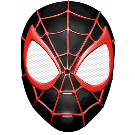 Mascara Spiderman Miles Morales Infantil - Complementos Disfraces Superheroes