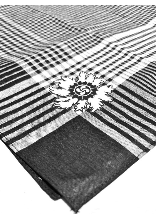 Pañuelo de Eguzkilore Grande cuadros negro