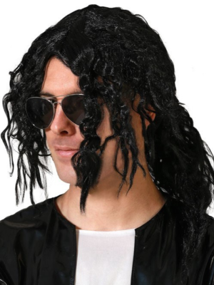 Peluca Michael Jackson Rey del Pop - Complementos Cantantes
