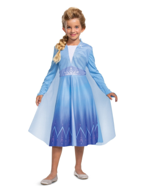 Costume d'Elsa Voyage Friozen2 Classique Inf