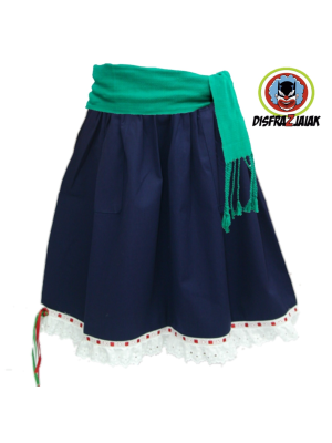 Falda Arrantzale mahon puntilla - Trajes Regionales Vascos