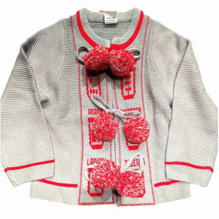 Mendigoizale Provincias Gris con Rojo - Trajes regionales vascos