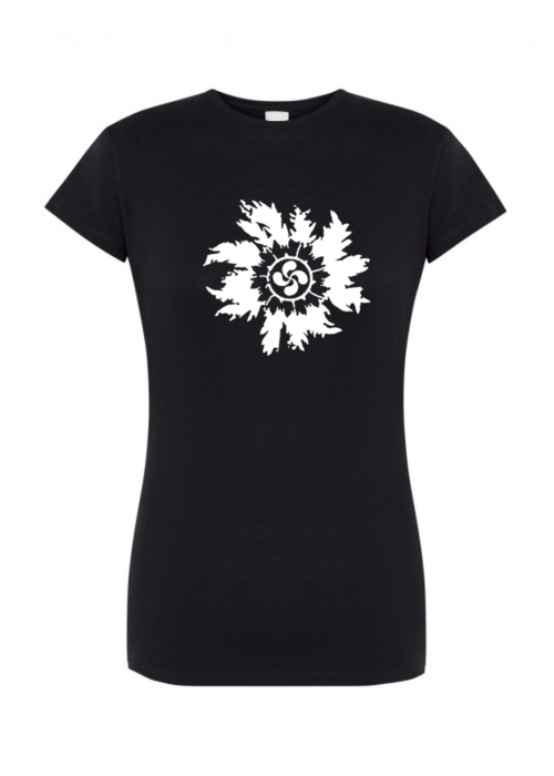 Camiseta Negra Mujer Eguzkilore Manga Corta