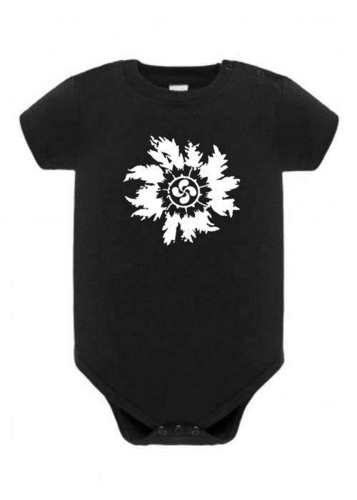 Body Negro Eguzkilore Blanco Bebe