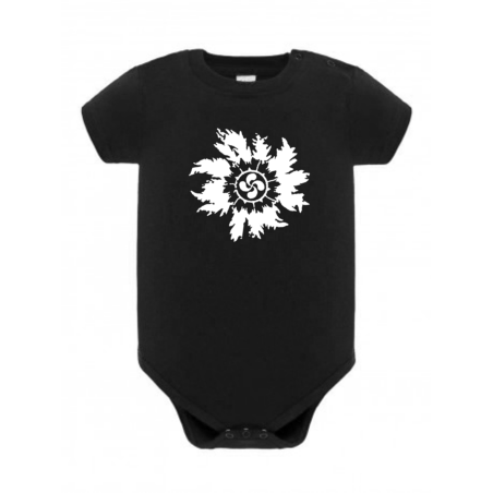 Body Negro Eguzkilore Blanco Bebe
