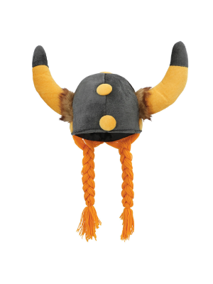 Casco Vikingo con Trenzas