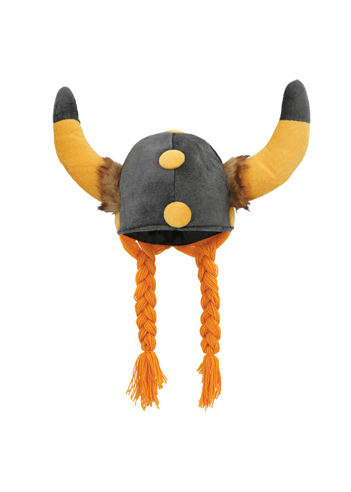 Casco Vikingo con Trenzas