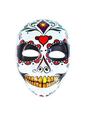 Mascara Catrina Corazon - Mascaras Esqueletos y Calaveras