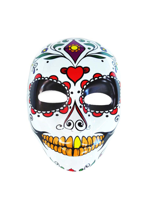 Mascara Catrina Corazon - Mascaras Esqueletos y Calaveras