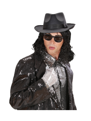 Peluca Michael Jackson Rey del Pop - Complementos Cantantes
