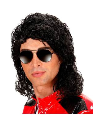 Peluca Michael Jackson Rey del Pop - Complementos Cantantes