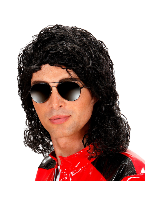 Peluca Michael Jackson Rey del Pop - Complementos Cantantes