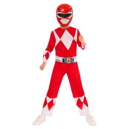 Disfraz de Power Ranger Rojo Infantil