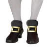 Cubrezapatos de Hebilla Dorada - Complementos Disfraces Zapatos