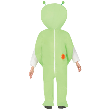 Disfraz de Alien Verde Hinchable Infantil