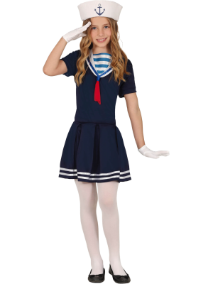 Disfraz de Marinera Azul Infantil