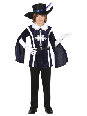 Disfraz de Mosquetero Azul Infantil