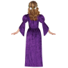 Disfraz de Dama Medieval Morada Infantil