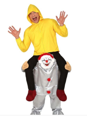 Mozorroa Clown bat bere Bizkar gainean