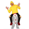 Mozorroa Clown bat bere Bizkar gainean