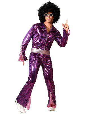 Disfraz de Disco Buzo Fucsia Chico