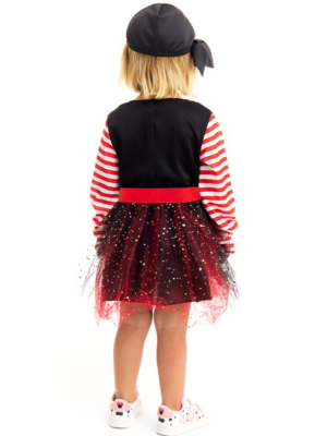 Disfraz De Pirata Parches Niña - Disfraces Corsarios - Disfraces de Piratas Infantiles
