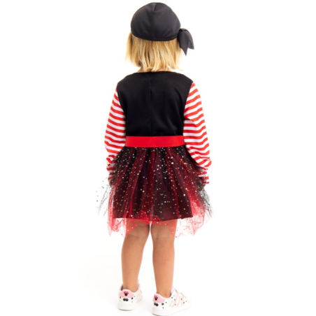 Disfraz De Pirata Parches Niña - Disfraces Corsarios - Disfraces de Piratas Infantiles