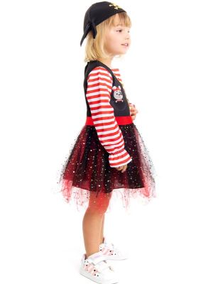 Disfraz De Pirata Parches Niña - Disfraces Corsarios - Disfraces de Piratas Infantiles