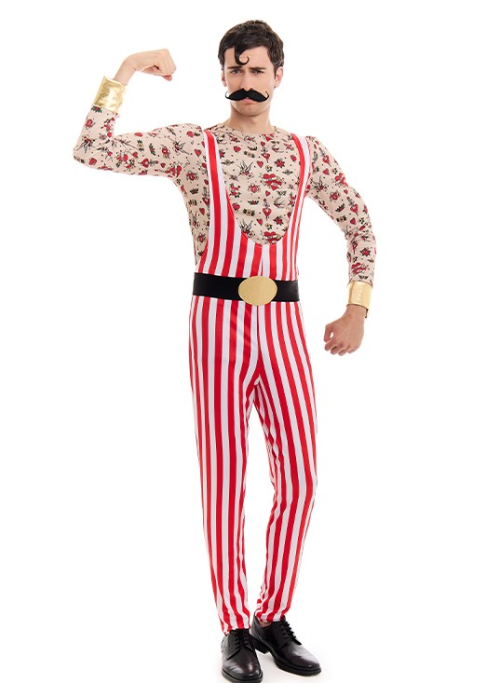 Disfraz De Forzudo Adulto - Disfraces Circo - Disfraces de Circo para Hombre