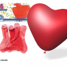 Globos Corazón Latex 4 unid - Globos de Formas Metalizados