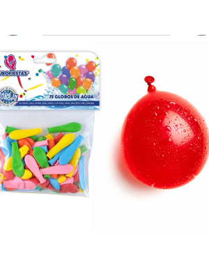 Globos De Agua 75 Unid - Globos de Latex