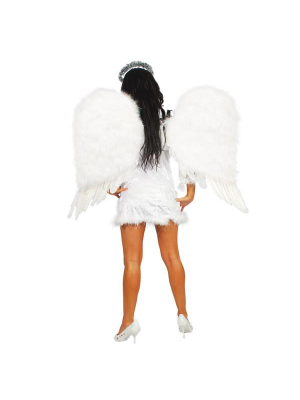 Comprar Alas de Plumas Blanca Grande - Alas