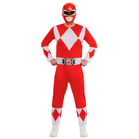 Disfraz De Power Ranger Rojo - TABLET*Cine, Dibujos y Cuentos