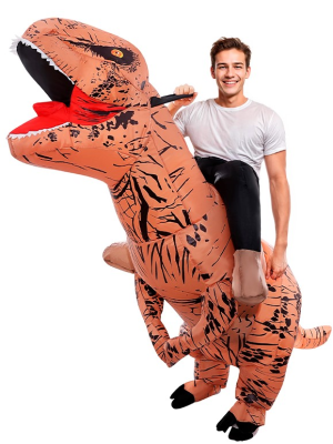 Disfraz de Dinosaurio Rex hinchable a Hombros - Disfraces Hinchables