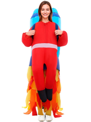 Disfraz de Astronauta en Cohete hinchable - Disfraces Originales - Disfraces Hinchables