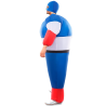 Disfraz de Capitan Heroe hinchable - Disfraces Originales - Disfraces Hinchables