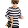 Camiseta De Rayas Negra Y Blanca Infantil - Chaquetas y Camisetas