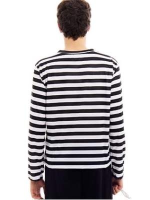 Camiseta De Rayas Negra Y Blanca - Chaquetas y Camisetas