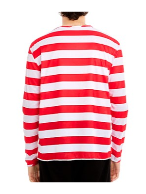 Camiseta De Rayas Roja Y Blanca - Chaquetas y Camisetas